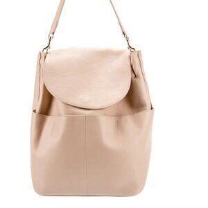 Cuyana Leather Bucket Backpack Convertible